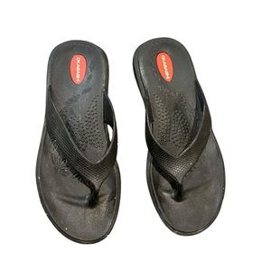 Okbashi Black Flip Flops M/L